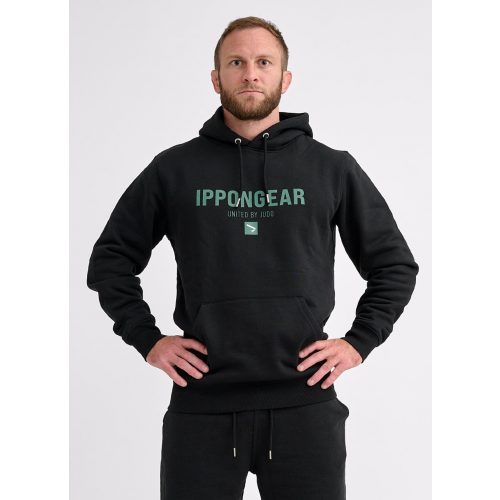 IPPONGEAR kapucnis pulóver Claim Judo fekete